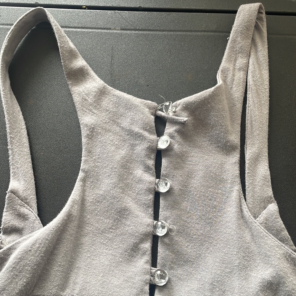 XXI gray tank dress - super soft - Picture 6 of 7